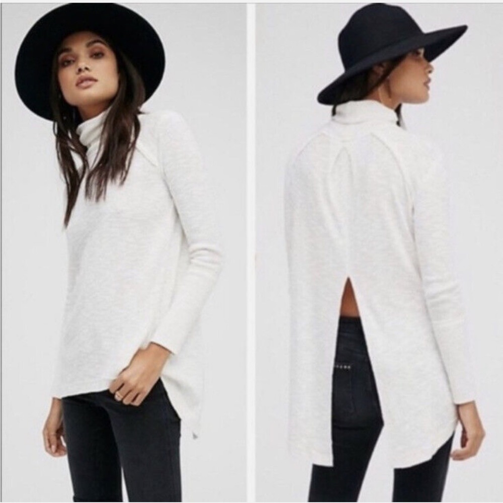 Free People White Sweater